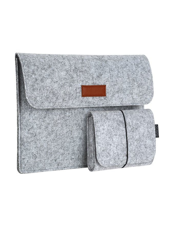 dodocool Laptop Felt Sleeve Light Grey