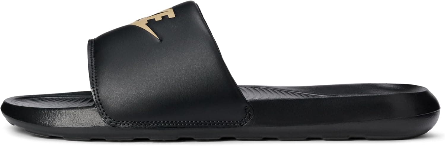 Nike Victori One Slide Slides for Men, Black/Metallic Gold/Black, 42.5 EU: Buy Online at Best Price in UAE - Amazon.ae
