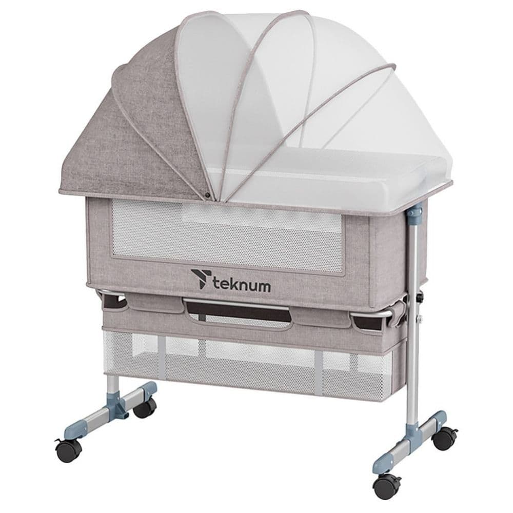 Teknum Bedside Crib Beige