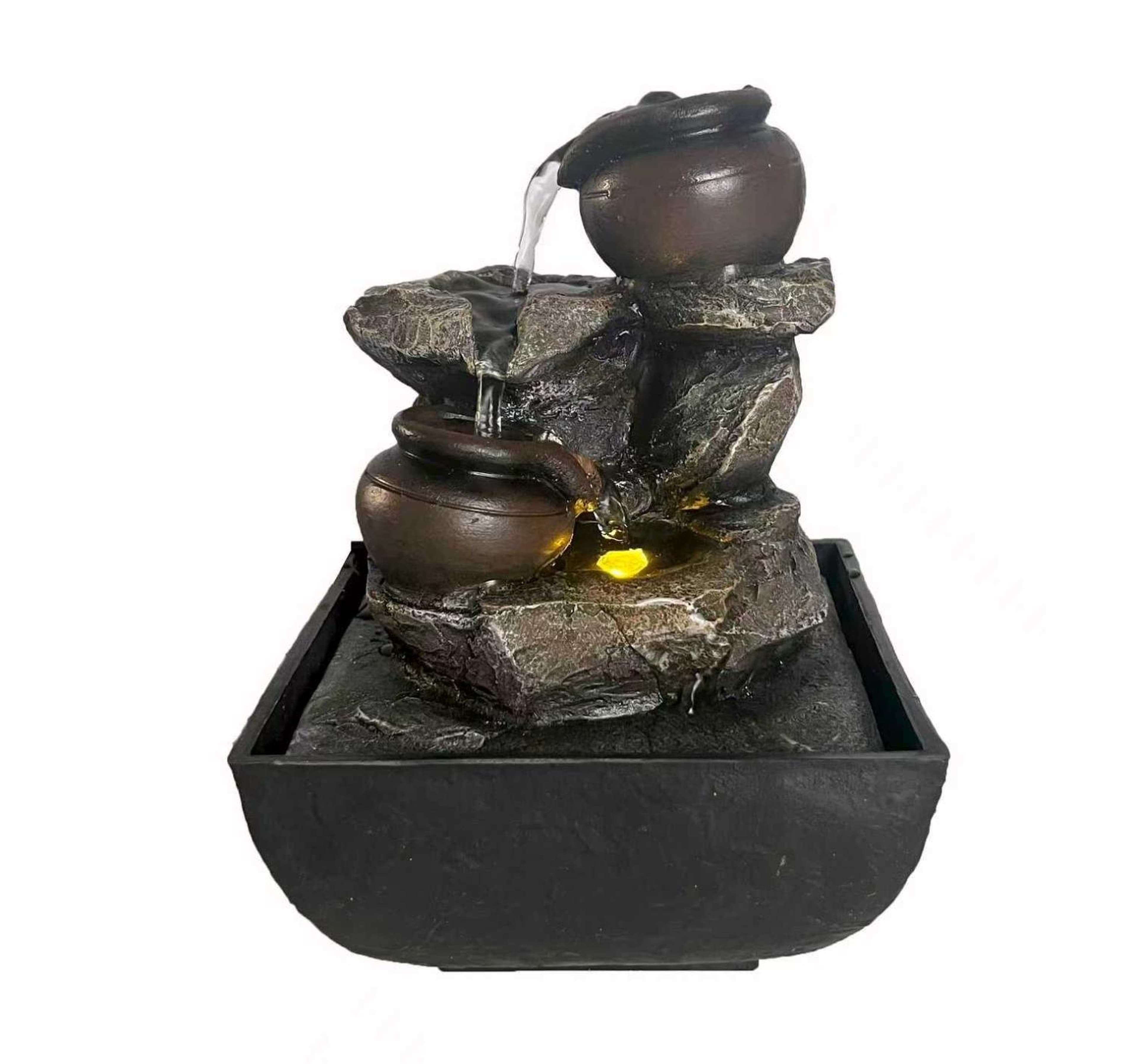 Maple Leaf Water Fountain with LED - AED 22 at Lulu Hypermarket (44% Off)