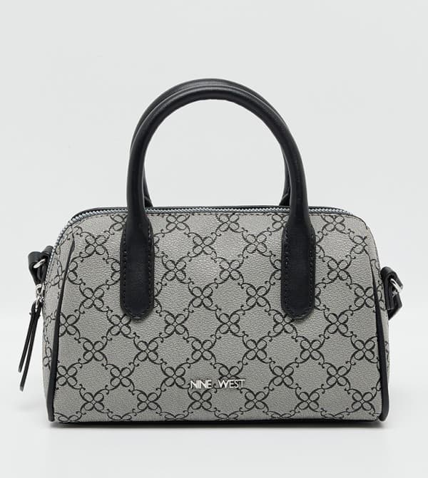 Nine West OLIVE Monogram Satchel Bag - AED 159 at 6th Street