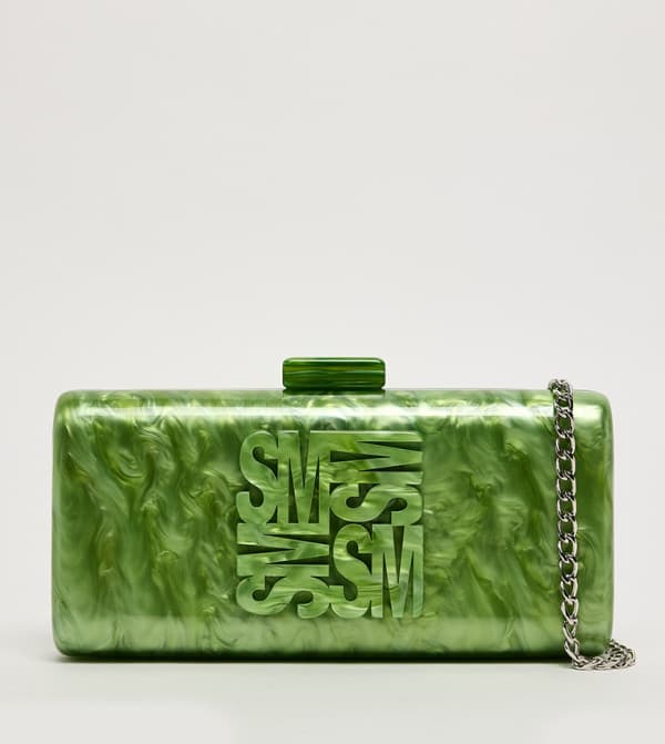 Steve Madden BLILLA Monogram Marble Clutch - AED 129 at 6th Street
